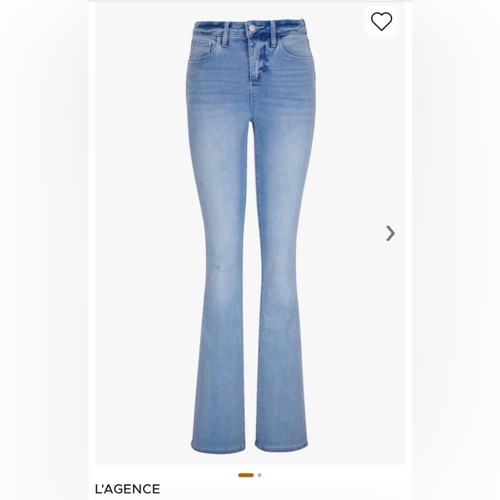 Lagence high rise boot cut jeans